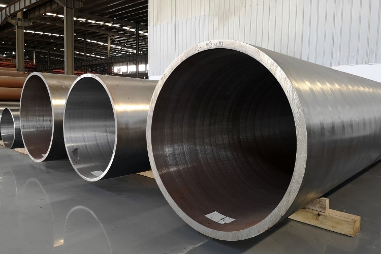 Large diameter steel pipe